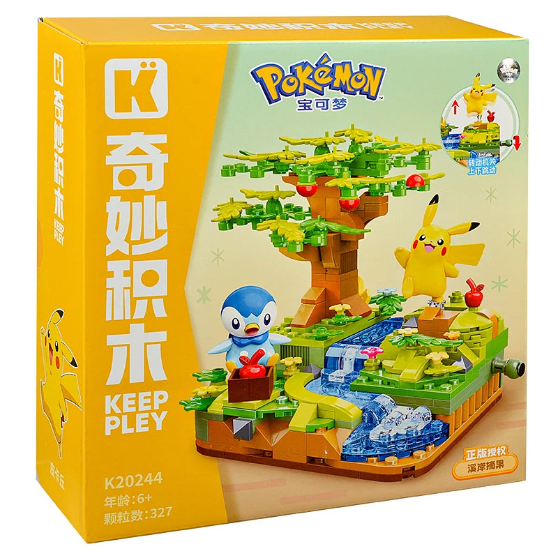 Pokémon PixelCraft Trainer’s Building Brick Set - Iconic Characters for Fans & Collectors