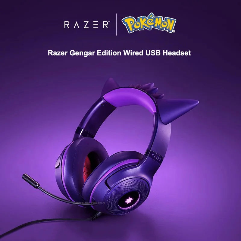 Razer Pokémon Gengar RGB Wired Gaming Headset – Limited Edition