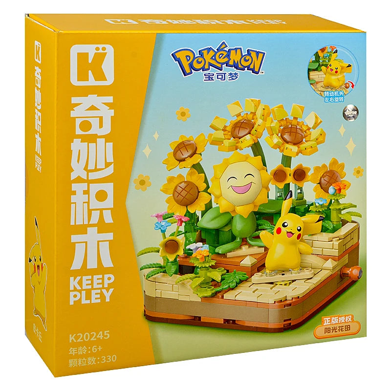Pokémon PixelCraft Trainer’s Building Brick Set - Iconic Characters for Fans & Collectors