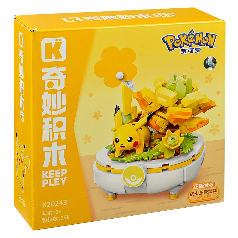 Pokémon PixelCraft Trainer’s Building Brick Set - Iconic Characters for Fans & Collectors
