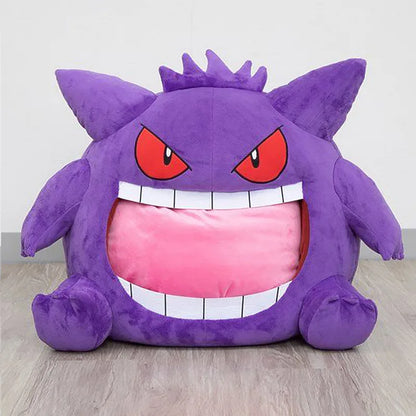 Pokémon Gengar Big Tongue Plushie Blanket