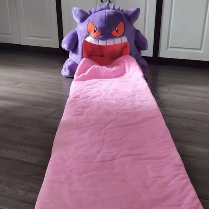 Pokémon Gengar Big Tongue Plushie Blanket