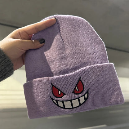 Cozy Pokémon Gengar Beanie | Stylish & Warm for Fans