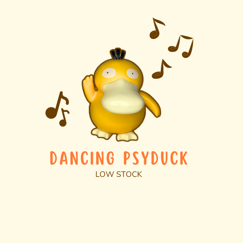 Pokémon Dancing Psyduck (BUY 1 GET A FREE PSYDUCK KEYCHAIN!)